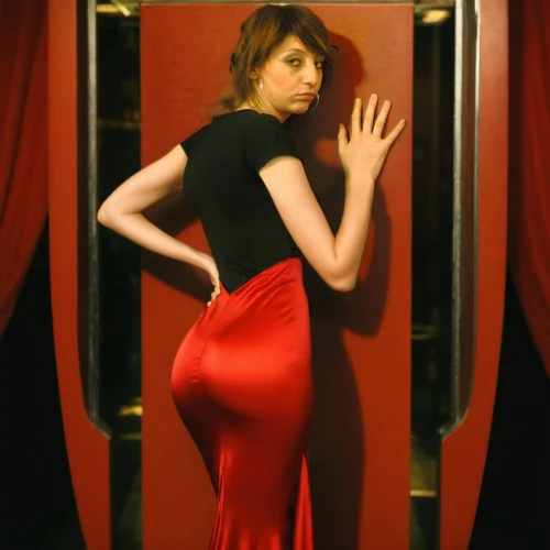 man in red dress,lady in red,vermelho,milioti,girl in red dress,red,yasumasa,red double,hourglass,red skirt,arterton,red gown,red background,silk red,rosso,reimposing,art deco woman,on a red background,in red dress,fujiko