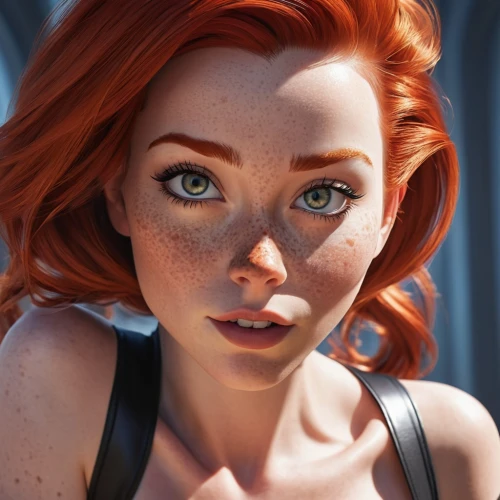 clementine,liora,irisa,brigette,triss,clary,romanoff,madelyne,cirta,nora,chell,cryengine,maeve,redhead doll,redheads,aveline,3d rendered,lohse,lina,vector girl,Photography,General,Realistic