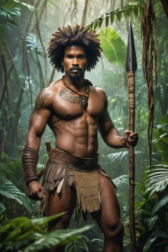 kumul,melanesian,vainikolo,aravan,oenomaus,karembeu,aborigine,fijian,melanesians,tanoa,sokoudjou,melanesia,tharakan,beetson,bastareaud,papuan,aborigines,buakaw,tribesman,polynesian,Conceptual Art,Oil color,Oil Color 10