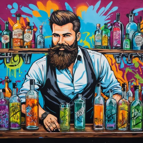 bartender,mixologist,barkeeper,barman,bartenders,kiehl,bartending,neon cocktails,bilzerian,liquor bar,apothecary,barbier,watercolor cocktails,mixologists,scroobius,barmen,barkeep,liquors,barranger,mixology,Conceptual Art,Graffiti Art,Graffiti Art 07