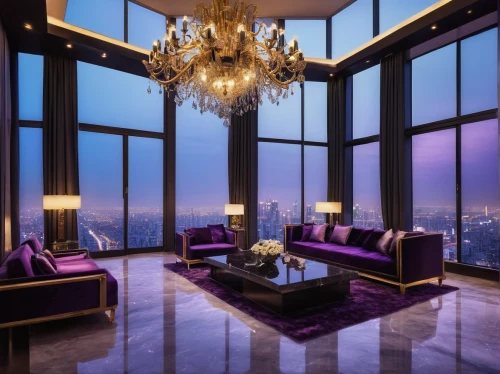 penthouse apartment,luxury home interior,great room,rich purple,luxury property,luxury real estate,purple,living room,livingroom,luxury,luxurious,sky apartment,interior design,purple and gold,luxury suite,ornate room,beautiful home,interior decoration,gold and purple,luxury hotel,Photography,Documentary Photography,Documentary Photography 14