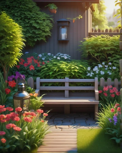 garden bench,spring background,wood daisy background,springtime background,summer cottage,flower box,garden fence,summer border,3d background,japan garden,japanese floral background,flower background,summer background,flower bed,flower boxes,cartoon video game background,beautiful wallpaper,bloomgarden,home landscape,wood and flowers,Art,Classical Oil Painting,Classical Oil Painting 12
