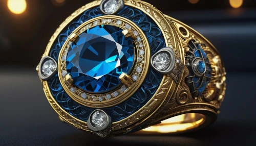ring with ornament,colorful ring,golden ring,anello,solo ring,ring,ring jewelry,sapphire,karat,aranmula,wedding ring,circular ring,arkenstone,diamond ring,dark blue and gold,engagement ring,paraiba,topaz,3d render,gold rings,Illustration,Children,Children 03