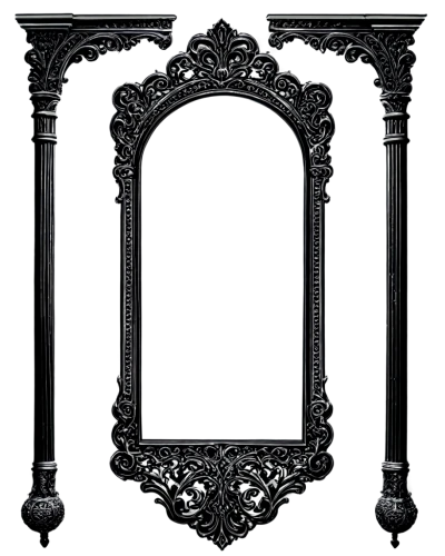 decorative frame,art nouveau frame,art nouveau frames,mirror frame,corinthian order,frame ornaments,art deco frame,openwork frame,stucco frame,fire screen,circle shape frame,wrought iron,floral silhouette frame,flower frame,frame border illustration,floral frame,metal frame,baluster,ivy frame,wooden frame,Illustration,Japanese style,Japanese Style 16