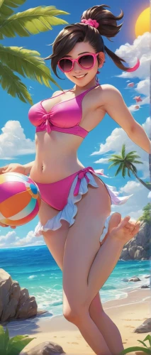 hatsumomo,summer background,colada,candy island girl,beach background,filia,keijo,maroma,juri,shadman,yumi,coconuts on the beach,coladas,bikindi,xiaoyu,bahama,marguerita,beach scenery,beach ball,the beach pearl,Illustration,Abstract Fantasy,Abstract Fantasy 03