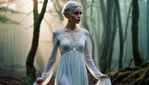 galadriel,ballerina in the woods,mirkwood,elven,faerie,fairy queen,faery,dryad,thranduil,seelie,margaery,sigyn,elven forest,the enchantress,the snow queen,swath,white rose snow queen,dryads,arwen,jadis,Art,Artistic Painting,Artistic Painting 23