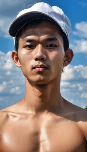 lethwei,amnat charoen,stevedore,farmworker,filipino,blue-collar worker,muay thai,street workout,fitness model,man at the sea,seafarer,long-distance running,white-collar worker,siam fighter,male model,asian conical hat,khoa,lifeguard,bodybuilding supplement,jeet kune do,Photography,General,Realistic
