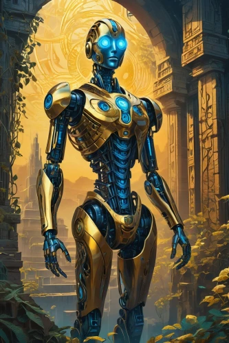 samus,cortana,automaton,avp,cybergold,sci fiction illustration,mechana,goldtron,metroid,mechanician,cyrax,mechanoid,cyberian,metron,automatons,cybernetic,telos,automatica,titan,fembot,Illustration,Realistic Fantasy,Realistic Fantasy 39