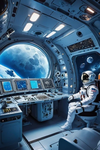 spaceship interior,spacelab,spacesuits,ufo interior,astronaut suit,spacewalking,spacesuit,spaceway,spacewalks,astronautics,astronaut helmet,spacetec,space walk,extravehicular,spaceflight,spacewalk,space suit,astronauts,robot in space,sky space concept,Illustration,Japanese style,Japanese Style 04