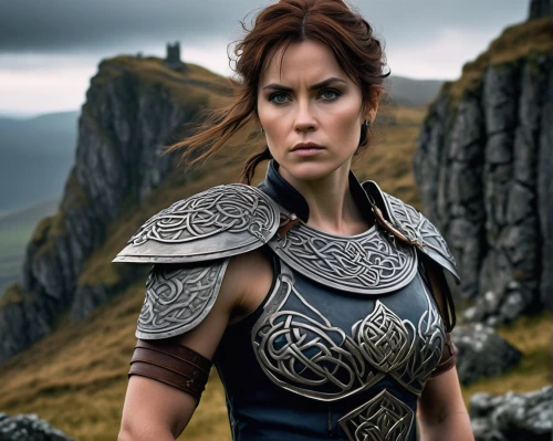 celtic queen,caramon,thorhild,female warrior,breastplates,sigyn,mervat,boudica,arianrhod,aslaug,warrior woman,johanna,shannara,catelyn,kahlan,clanranald,gwenllian,morwen,seoige,scotswoman,Illustration,Japanese style,Japanese Style 05