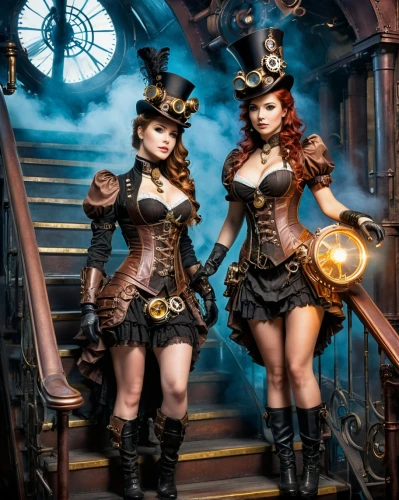 steampunk,steampunk gears,victorian style,victoriana,burlesques,chambermaids,costumes,enchanters,maids,victorians,victorianism,sorceresses,corsets,temptresses,stepsisters,priestesses,joint dolls,witches,victorian,gothic portrait,Conceptual Art,Fantasy,Fantasy 25