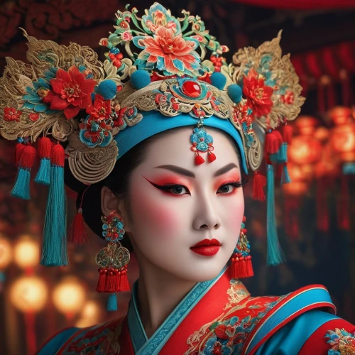 inner mongolian beauty,oriental princess,oiran,oriental girl,maiko,concubine,geiko,geisha,geisha girl,sanxia,mulan,oriental,sichuanese,mongolian girl,asian costume,jianyin,yuanpei,xiaojin,diaochan,xixia,Photography,General,Fantasy