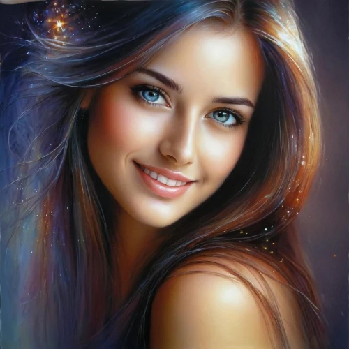 romantic portrait,photo painting,beautiful young woman,indian girl,art painting,oil painting on canvas,radha,girl portrait,portrait background,romantic look,young woman,world digital painting,oil painting,beauty face skin,beautiful woman,fantasy art,fantasy portrait,beautiful girl,indian woman,mystical portrait of a girl,Female,Youth & Middle-aged,Confidence
