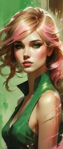 rosa ' amber cover,fae,transistor,game illustration,portrait background,pink green,sci fiction illustration,background images,spiral background,the enchantress,world digital painting,clary,background ivy,rosa 'the fairy,background image,fantasy portrait,nora,pink quill,green mermaid scale,pixie-bob,Illustration,Realistic Fantasy,Realistic Fantasy 15