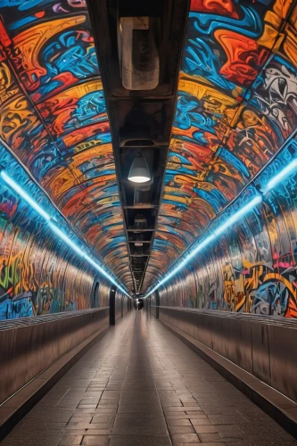 tunnel,train tunnel,tunel,wall tunnel,underpass,train station passage,railway tunnel,berlin,passage,metro station,subway station,tunnels,underground,lötschberg tunnel,lionnel,metrowerks,graffiti,underground car park,metro,underpasses,Illustration,Realistic Fantasy,Realistic Fantasy 42