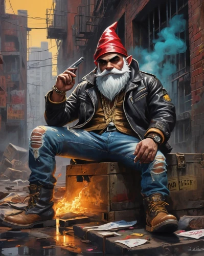 gnome,gangplank,christmas gnome,gnomeo,gnomon,redcap,gnomes,santaji,claus,gnomish,st claus,barik,red cap,valentine gnome,reppetto,santa claus,radioman,smoke background,world digital painting,releasespublications,Illustration,Vector,Vector 07