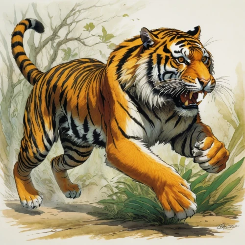 a tiger,bengal tiger,tiger png,asian tiger,tiger,chestnut tiger,sumatran tiger,siberian tiger,bengalenuhu,bengal,tigerle,tiger cat,young tiger,tigers,type royal tiger,felidae,royal tiger,amurtiger,sumatran,tiger cub,Illustration,Realistic Fantasy,Realistic Fantasy 04