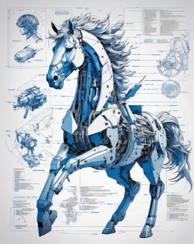 draft horse,constellation centaur,equine,constellation unicorn,equidae,pegasys,painted horse,appaloosa,equestrian,cavalry,horsemanship,horse,chevaux,sleipnir,carousel horse,pegaso,lusitanos,horsepower,clitophon,cheval,Unique,Design,Blueprint
