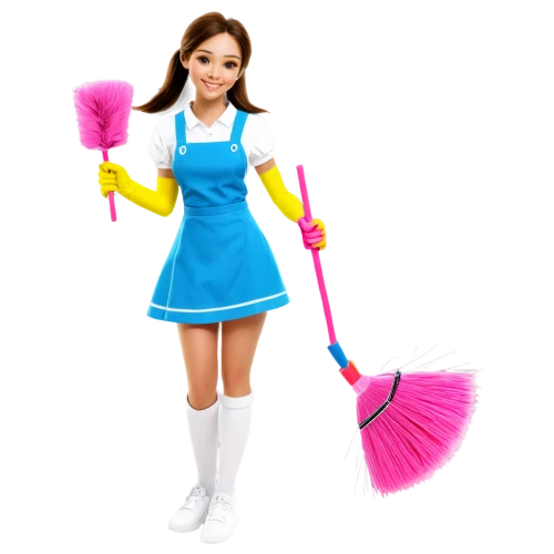 housemaid,housekeeper,cleaning woman,pinafore,cleaning service,housework,maidservant,sweeper,candymaker,housekeepers,janitor,cleaners,aerith,housecleaner,housewife,hardbroom,housemaids,mopping,wonderworker,painter doll,Conceptual Art,Fantasy,Fantasy 10