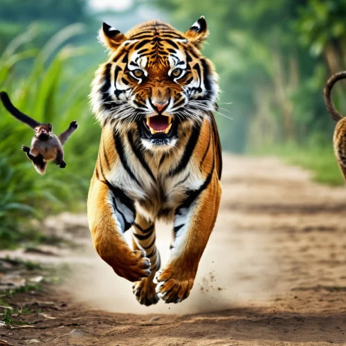 wild animals crossing,animals hunting,wild animals,tigers,animal photography,wildlife,toyger,asian tiger,exotic animals,forest animals,bengal tiger,animal sports,wild cat,a tiger,woodland animals,big cats,chestnut tiger,tropical animals,wild life,sumatran tiger,Photography,General,Realistic