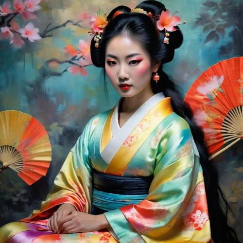 geisha girl,geisha,geiko,geishas,maiko,japanese art,japanese woman,oiran,oriental princess,oriental girl,oriental painting,kimono fabric,oriental,uemura,hanfu,arhats,kimono,chuseok,japanese floral background,japanese culture,Photography,General,Fantasy