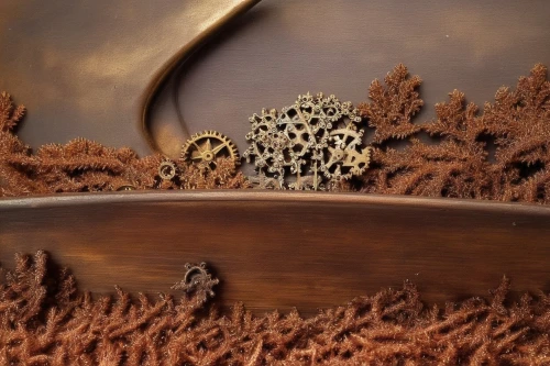 kangri,diorama,incense with stand,monomorium,misericords,disc fungus,mbira,jewelry basket,lyre box,psaltery,hunting seat,carpetbag,music instruments on table,cheeta,timpani,incense burner,mandelbulb,mushroom landscape,on wood,injera,Illustration,Realistic Fantasy,Realistic Fantasy 13