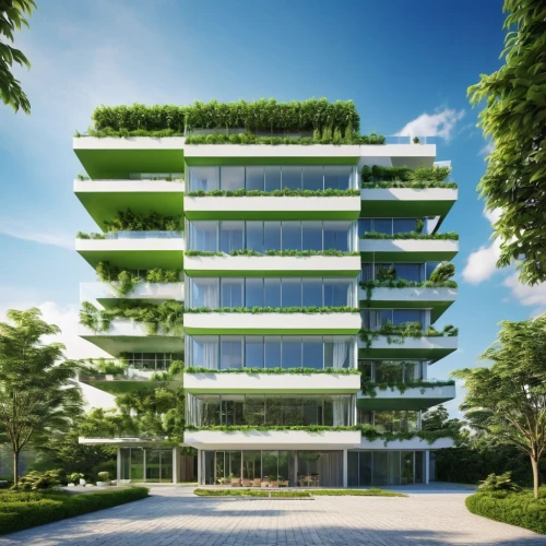 residential tower,green living,eco-construction,appartment building,eco hotel,condominium,garden elevation,residential building,bulding,modern building,apartment building,modern architecture,3d rendering,ecological sustainable development,sky apartment,high-rise building,cubic house,growing green,kirrarchitecture,multistoreyed,Photography,General,Realistic