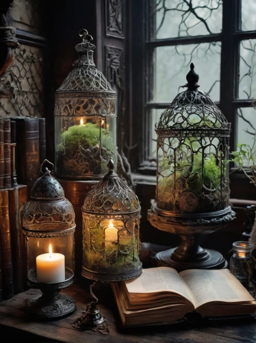 vintage lantern,tealights,candlemaker,table lamps,islamic lamps,candlelights,tea-lights,fairy lanterns,stone lamp,tealight,divination,potions,candlelight,illuminated lantern,apothecary,witch's house,fairy tales,book antique,tea lights,lanterns,Illustration,Black and White,Black and White 07