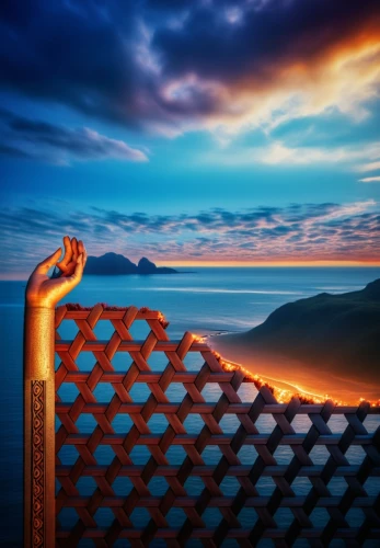 deckchair,beach chair,deck chair,bench by the sea,deckchairs,beach chairs,hammock,sunlounger,rocking chair,viking ship,chain fence,celtic harp,3d background,beach furniture,landscape background,ramadan background,red bench,heavenly ladder,railing,fence gate,Photography,General,Fantasy