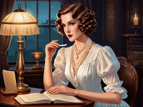 victorian lady,jane austen,librarian,romantic portrait,game illustration,author,women's novels,girl studying,sci fiction illustration,vintage woman,writing-book,book illustration,fantasy portrait,mrs white,writer,dressmaker,tutor,victorian style,learn to write,publish a book online,Unique,Design,Sticker