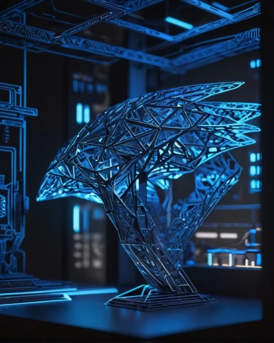 fractal design,3d crow,cinema 4d,eagle vector,raven sculpture,3d model,3d render,wireframe,cyberspace,computer art,3d rendering,manta,3d rendered,falcon,render,gyrfalcon,digital compositing,blue parrot,3d modeling,computer cluster,Unique,Paper Cuts,Paper Cuts 03