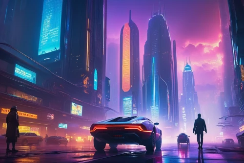 futuristic landscape,cyberpunk,cybercity,futuristic,cityscape,bladerunner,cybertown,dystopian,cyberworld,futurist,futurists,fantasy city,colorful city,synth,metropolis,futuristic car,guangzhou,futuregen,sci - fi,dystopias,Conceptual Art,Sci-Fi,Sci-Fi 19