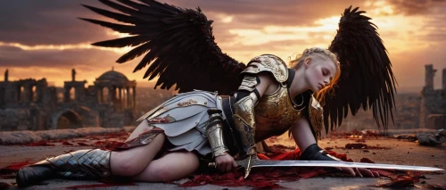 death angel,dark angel,fallen angel,angel of death,angels of the apocalypse,black angel,angelology,archangel,uriel,warrior woman,falconer,the archangel,athena,business angel,female warrior,valhalla,harpy,maiden,crow queen,fantasy picture,Conceptual Art,Sci-Fi,Sci-Fi 12