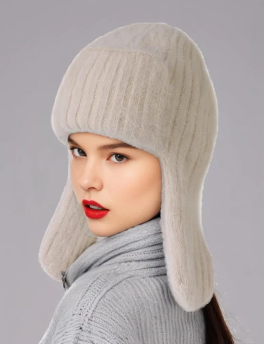 cloche hat,knitted cap with pompon,white fur hat,hat womens filcowy,knit cap,winter hat,mushroom hat,the hat-female,bobble cap,polar cap,knit hat,women's hat,ushanka,asian conical hat,woman's hat,beret,hat womens,conical hat,ladies hat,girl wearing hat,Female,Eastern Europeans,Straight hair,Youth adult,M,Confidence,Women's Wear,Pure Color,Beige