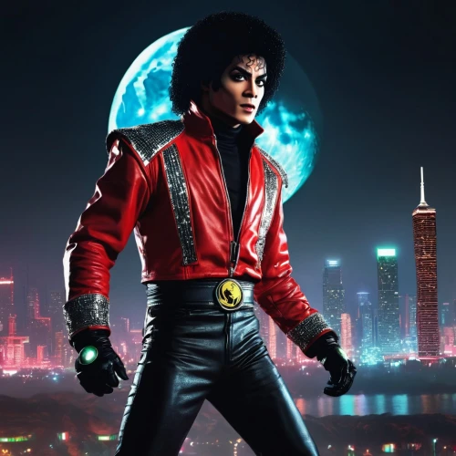 michael jackson,the king of pop,michael joseph jackson,michael,thriller,moon walk,elvis impersonator,matador,elvis,emperor of space,red,power icon,smooth criminal,digital compositing,ledger,80s,mk1,sylvester,photoshop manipulation,70's icon,Art,Classical Oil Painting,Classical Oil Painting 22