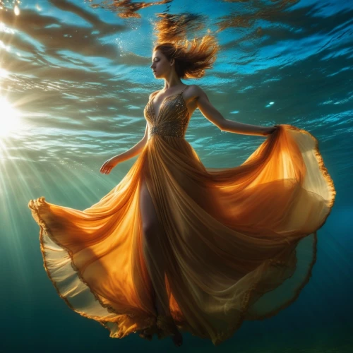 the sea maid,submerged,mermaid silhouette,amphitrite,underwater background,voile,fathom,girl in a long dress,ocean underwater,underwater,the wind from the sea,sirene,under the water,under water,sirena,undersea,riverdance,underwater world,water nymph,immersed,Photography,Artistic Photography,Artistic Photography 01