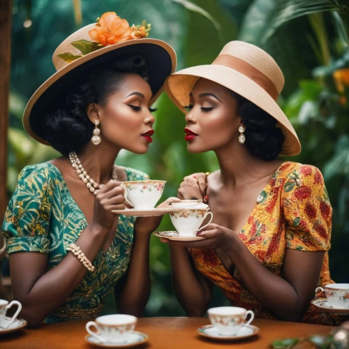 beautiful african american women,vintage fashion,vintage girls,afro american girls,vintage women,tea drinking,liberians,retro women,coffy,women at cafe,tea party,colorism,rwandas,high tea,nigeriens,coffees,tea time,afternoon tea,tea service,black models,Photography,General,Cinematic