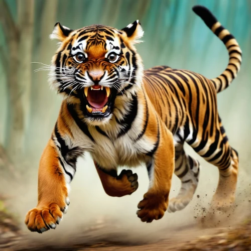 a tiger,bengal tiger,tiger png,asian tiger,tiger,chestnut tiger,tigerle,young tiger,bengalenuhu,sumatran tiger,tigers,siberian tiger,tiger cat,roaring,tiger cub,bengal,wild cat,to roar,animals hunting,amurtiger,Illustration,Abstract Fantasy,Abstract Fantasy 10