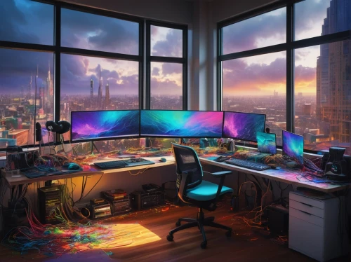 computer room,creative office,computer workstation,modern office,desk,working space,workstations,cubicle,blur office background,workspaces,office desk,study room,bureau,home office,computer art,work space,computable,fractal design,modern room,workspace,Art,Classical Oil Painting,Classical Oil Painting 15