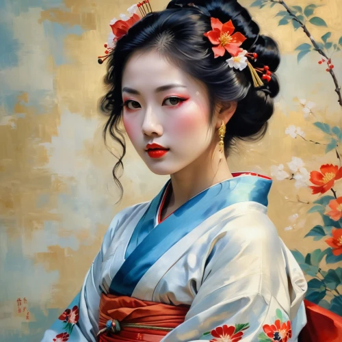 geisha girl,geisha,maiko,japanese woman,japanese art,geiko,oriental girl,geishas,oiran,oriental princess,oriental painting,arhats,oriental,hanfu,uemura,hanbok,the plum flower,asian woman,japanese cherry,plum blossoms,Photography,General,Realistic