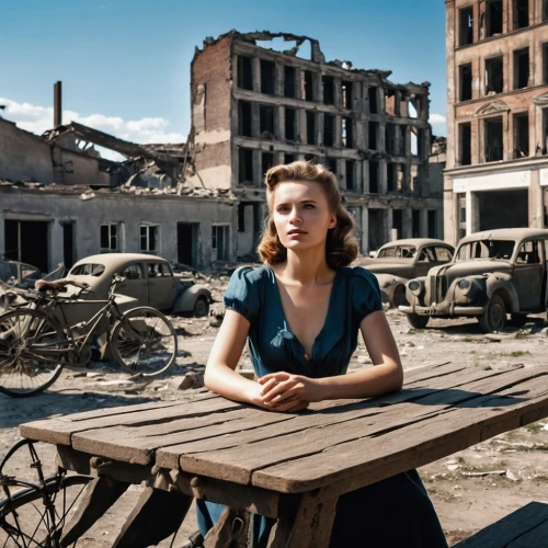 joplin,stalingrad,colorization,world war ii,destroyed city,ingrad,willink,bastogne,ukrainka,postwar,eastern ukraine,kodachrome,tragedienne,1940 women,girl in a historic way,gena rolands-hollywood,colorizing,lyudmila,highsmith,woman sitting,Photography,General,Realistic