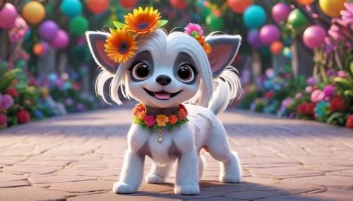 flower animal,bunny on flower,cartoon flowers,flower cat,flower background,flower girl,easter dog,spring unicorn,cute cartoon character,easter theme,canine rose,animal film,cheery-blossom,flowesr,floral greeting,colorful daisy,flower garland,lyzz flowers,rocket flower,spring background,Unique,3D,3D Character