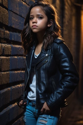 leather jacket,portrait photography,portrait background,child model,young model,children's photo shoot,portrait photographers,young model istanbul,photographic background,digital compositing,child portrait,brick background,photo shoot with edit,photo shoot children,children's background,jeans background,brick wall background,photo session at night,girl portrait,visual effect lighting,Art,Classical Oil Painting,Classical Oil Painting 25
