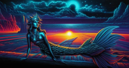 samuil,psygnosis,nephthys,khnum,sirene,god of the sea,poseidon,akhnaten,atlantean,thoth,hawkwind,wadjet,asherah,kadath,anubis,fantasy picture,saturnyne,nyarlathotep,sea god,nekron,Illustration,Realistic Fantasy,Realistic Fantasy 25