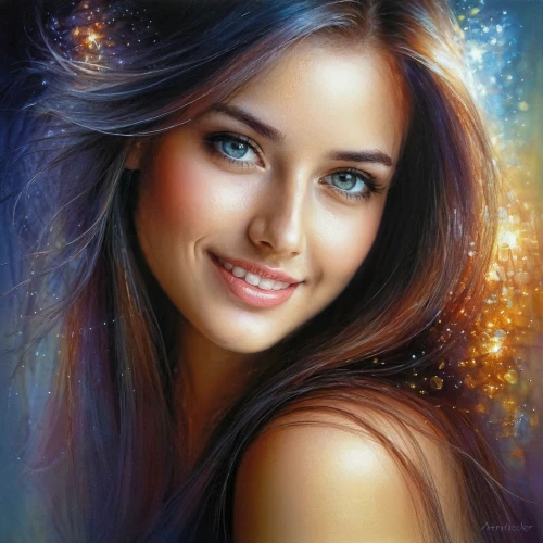 romantic portrait,beautiful young woman,fantasy portrait,mystical portrait of a girl,photo painting,fantasy art,girl portrait,art painting,portrait background,world digital painting,oil painting on canvas,young woman,beautiful woman,oil painting,colour pencils,beautiful girl,romantic look,pretty young woman,beauty face skin,colored pencil background