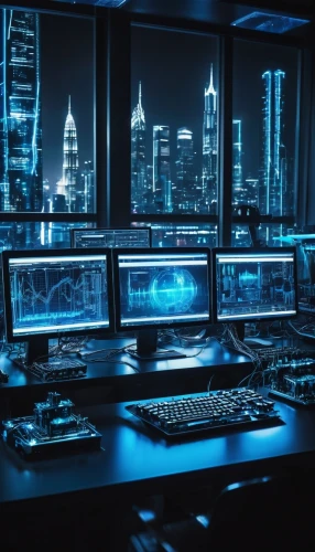 trading floor,computer room,cyber crime,control desk,monitor wall,the server room,monitors,computer workstation,control center,blur office background,cyber,cyberspace,cyberpunk,cyber security,cybersecurity,crypto mining,cybertruck,computer desk,data center,cybercrime,Illustration,Realistic Fantasy,Realistic Fantasy 46