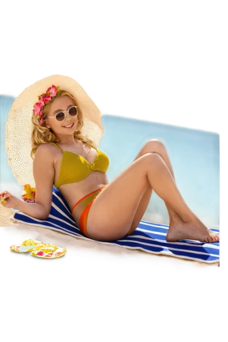 derivable,summer background,beach background,summer icons,bikindi,verano,summer clip art,lemon background,sun,colada,sunbed,3d render,sunburst background,cabana,pin-up girl,pin-up model,vacansoleil,kanaloa,sunbather,edit icon,Illustration,Retro,Retro 22