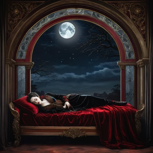 the sleeping rose,indolent,bedchamber,sleeping room,sleeping rose,slumberland,sogni,incorrupt,fantasy picture,dreamtime,dream art,dreamscapes,nocturnals,insomnia,romantic night,hypersomnia,dreamings,circadian,dreamworld,woman on bed,Illustration,Japanese style,Japanese Style 18