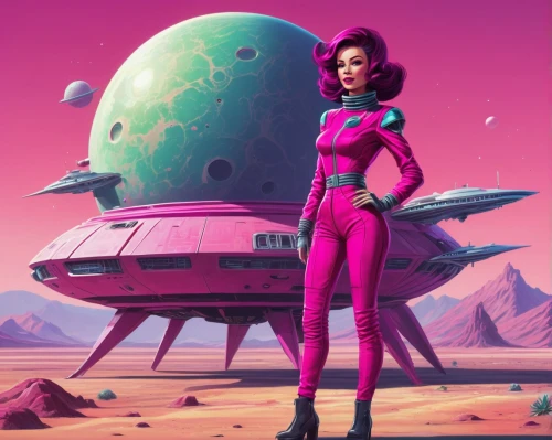 xcx,spaceland,pink vector,sci fiction illustration,bright pink,magenta,scifi,extrasolar,pinker,astrobiologist,sci fi,colonist,pinkaew,pink dawn,afrofuturism,futuristic,boldly,alien planet,vanu,man in pink,Conceptual Art,Sci-Fi,Sci-Fi 20