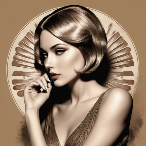 art deco woman,vintage woman,flapper,vintage drawing,art deco,sepia,retro pin up girl,leyendecker,vintage female portrait,art deco frame,retro woman,vintage illustration,vintage girl,twenties women,retro women,retro 1950's clip art,vintage makeup,retro girl,greta garbo-hollywood,vintage angel,Illustration,Vector,Vector 18